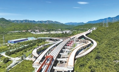 国道109新线建设跑出"加速度"